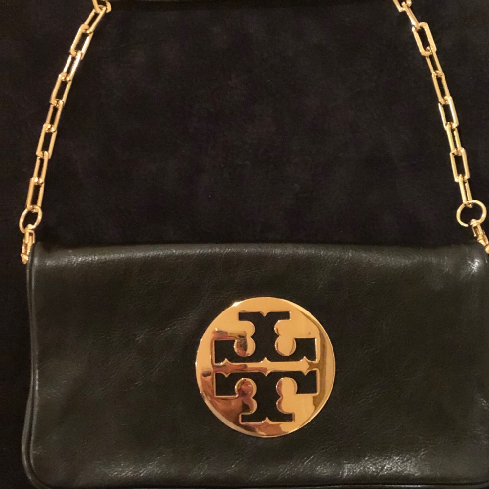 Tory Burch Logo Chain Shoulder Bag